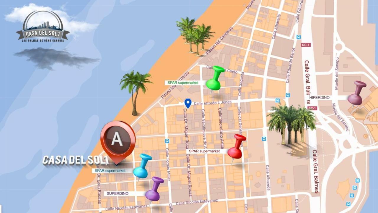라스팔마스 Casa Del Sol 1 아파트 외부 사진